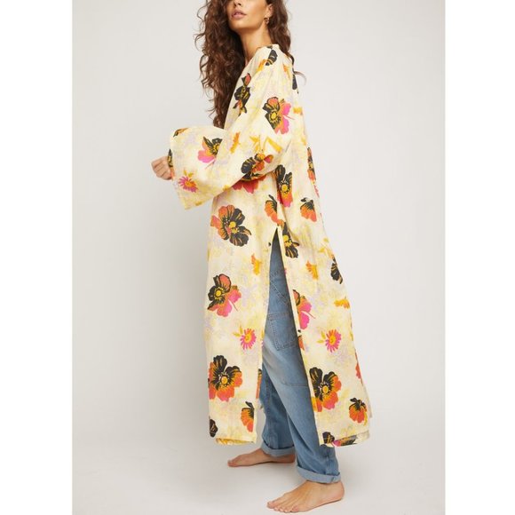 🎉LAST CHANCE🎉 NWT Free People Jorja Duster / Multi Combo - Picture 3 of 6